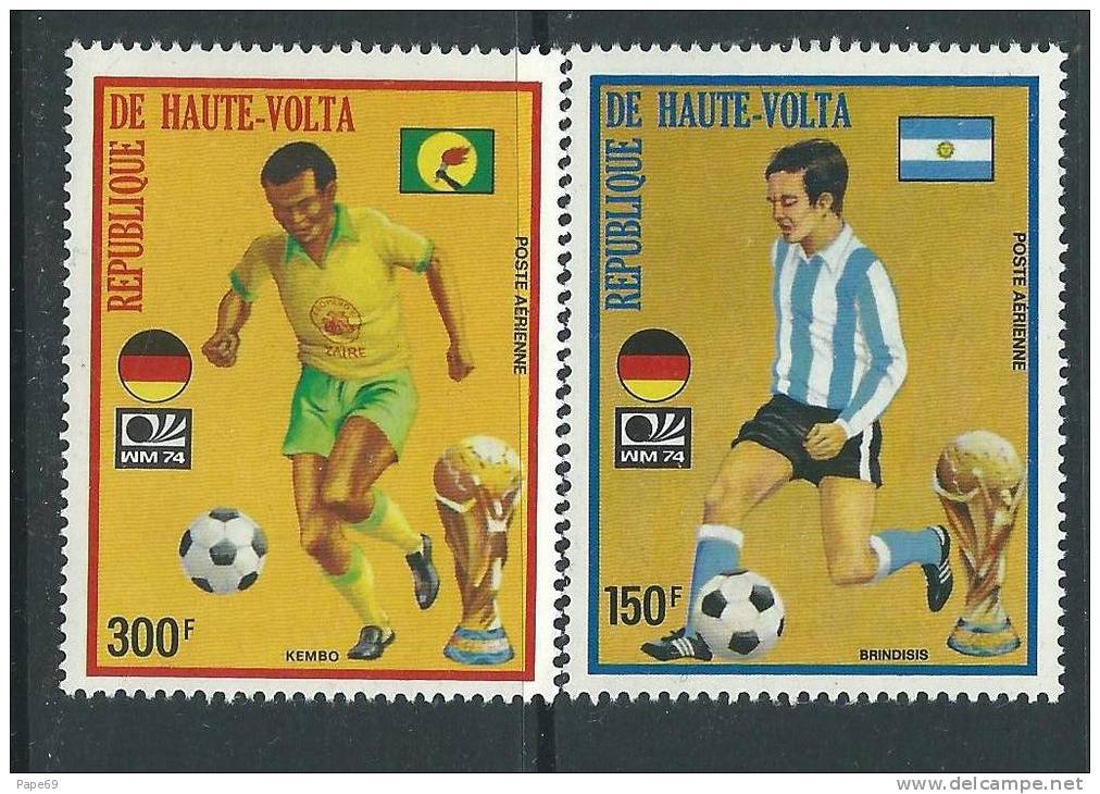 Haute Volta P.A. N° 169 / 70  XX Coupe Du Monde De Football, Les 2 Valeurs Sans Charnière TB - Upper Volta (1958-1984)