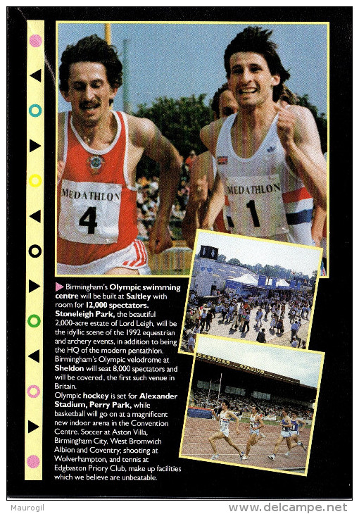 GREAT BRITAIN 1986 - POSTER / BROCHURE - BIRMINGHAM '92 OLYMPIC GAMES CANDIDATURE - Altri & Non Classificati