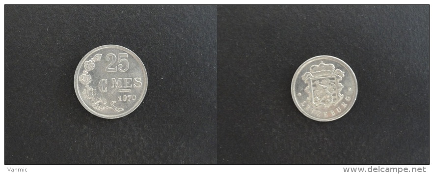 1970 - 25 CENTIMES LUXEMBOURG - Luxemburg