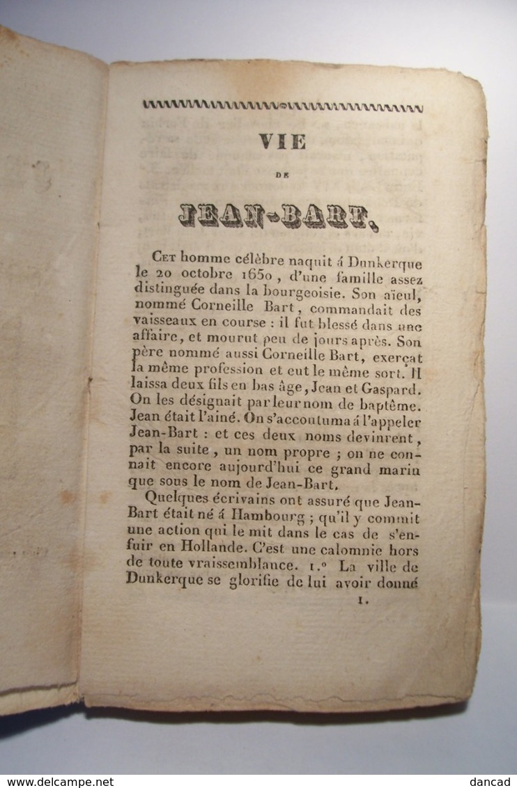 VIE DE  JEAN  BART  -Chef D'escadre - SOUS  LOUIS XIV - History