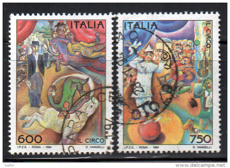 ITALIA    1994  IL CIRCO  Usati / Used - 1991-00: Usati