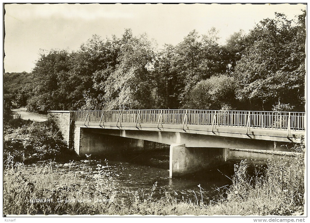 CP De MIRWART " Le Pont Sur La Lhomme " . - Saint-Hubert