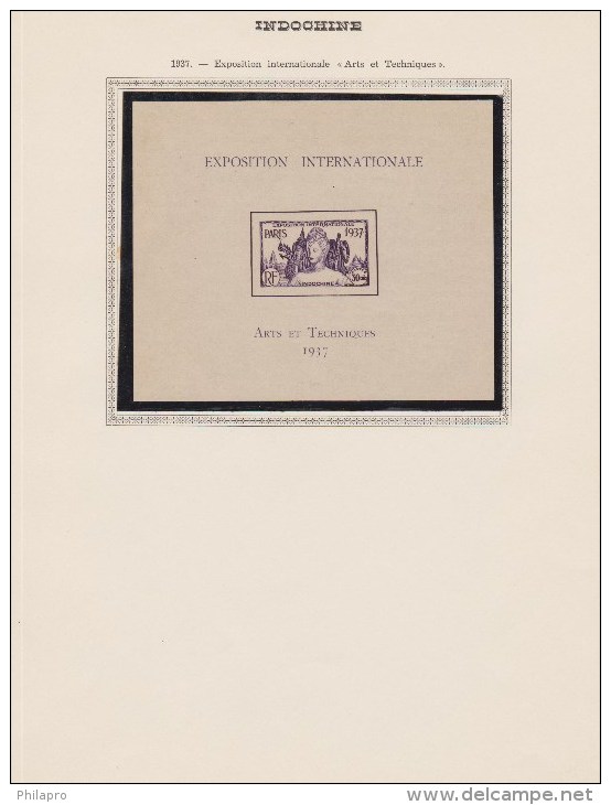 INDOCHINE  PAYS COMPLET  1889/1949  NEUF sans et avec charnière
