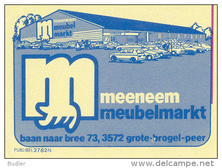 Publibel 2782 M #P 010#°: (MEENEEM MEUBELMARKT) :  AUTOS,CARS,PARKING,GROTE BROGEL,PEER, - Publibels