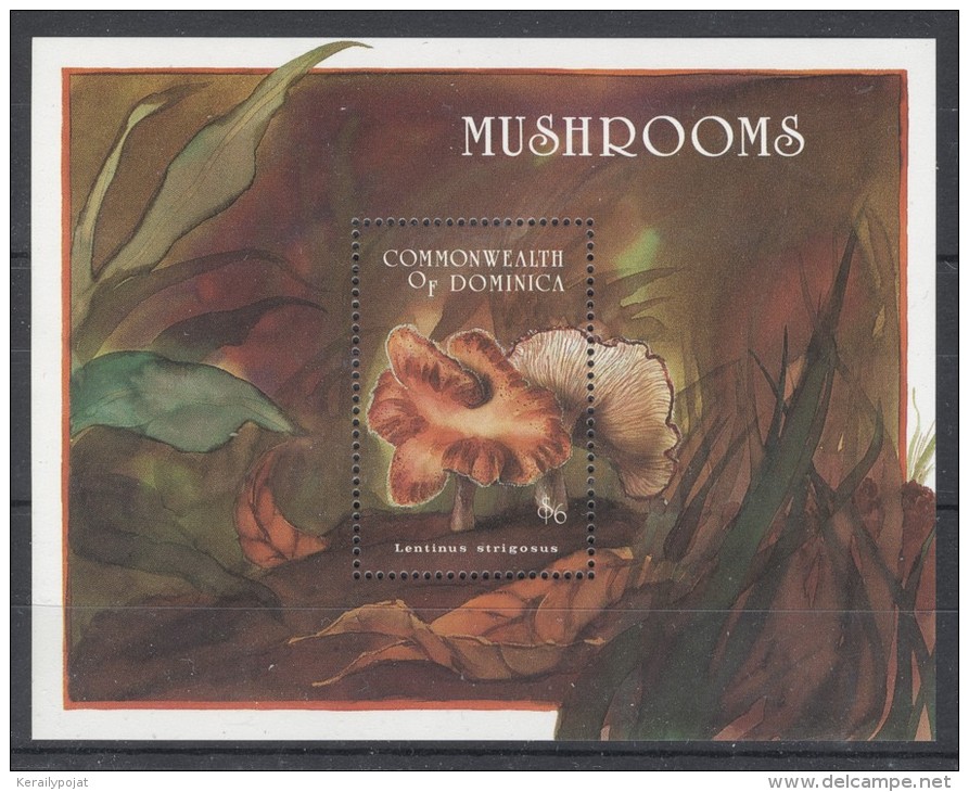 Dominica - 1994 Mushrooms Block (2) MNH__(TH-1722) - Dominique (1978-...)