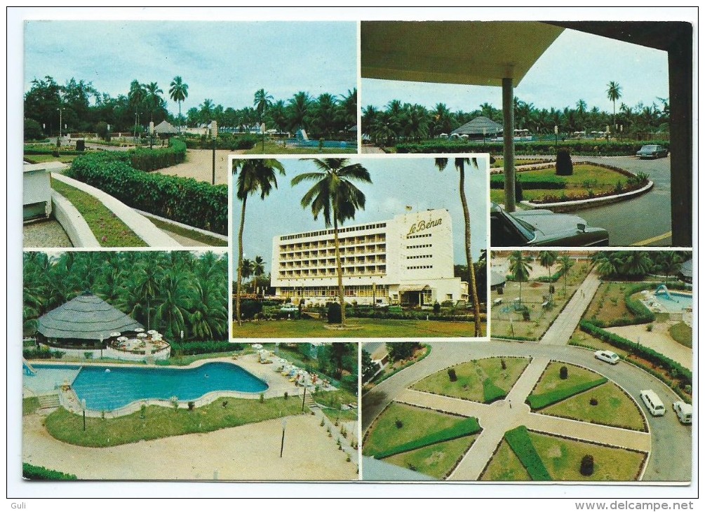 Afrique > TOGO Lomé Hôtel LE BENIN  Sa Piscine Et Ses Jardins (carte Double Format Plié =  Format 15 X 10.5 )*PRIX FIXE - Togo