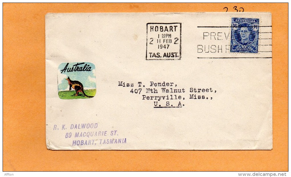 Australia 1947 Cover - Covers & Documents