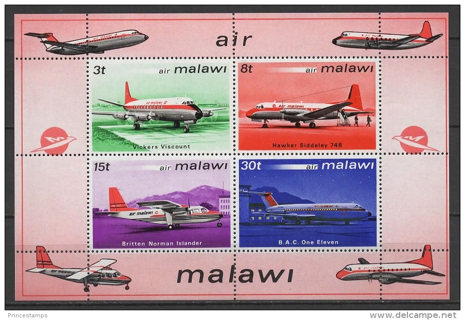 Malawi (1972) Bf. 26   /  Aircraft - Avion - Airplane - Flugzeug - Aviones