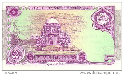 PAKISTAN  5 Rupees Commemoratif 1997   Pick 44      ***** BILLET  NEUF ***** - Pakistan