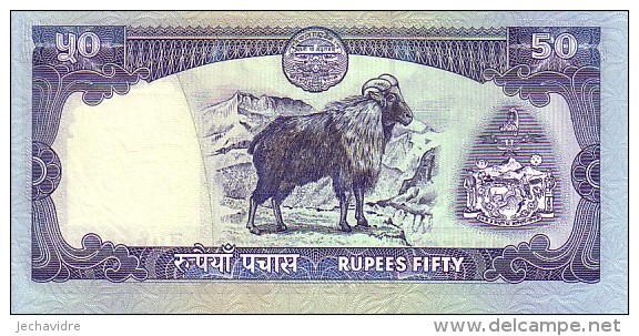 NEPAL   50 Rupees  Emission De 2002   Pick 48 B         ***** BILLET  NEUF ***** - Népal