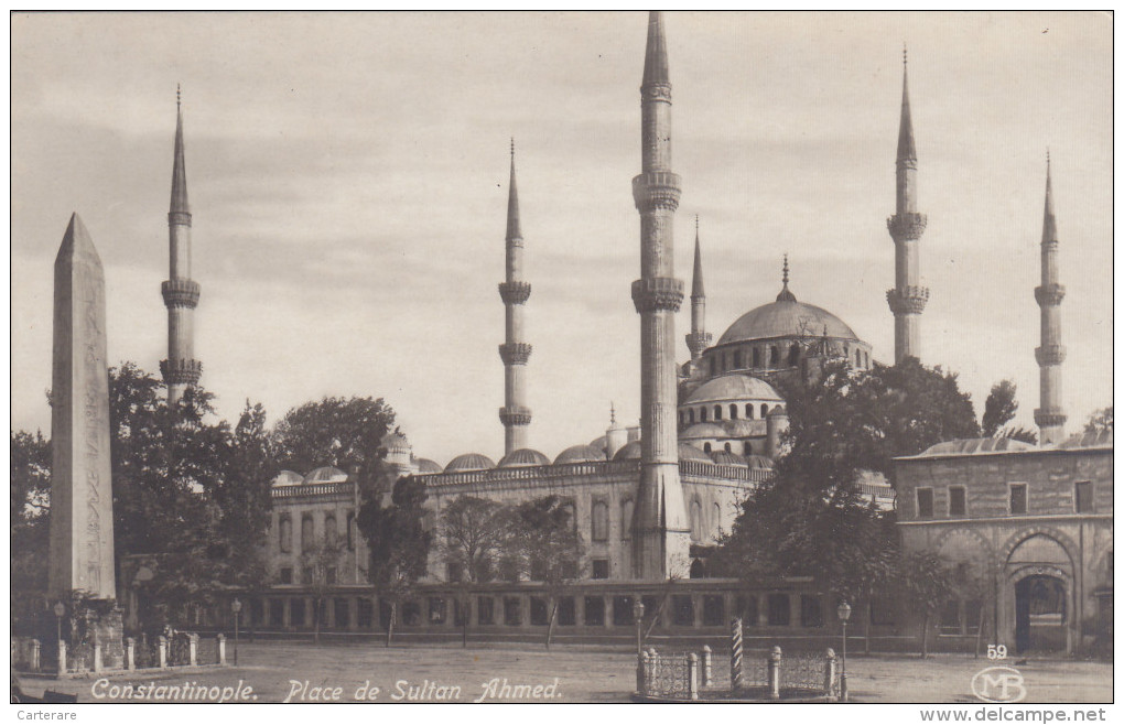 TURQUIE,TURKEY,TURKIYE,CONSTANTINOPLE,ISTANBUL  EN 1920,mosquée,hippodrome - Turchia