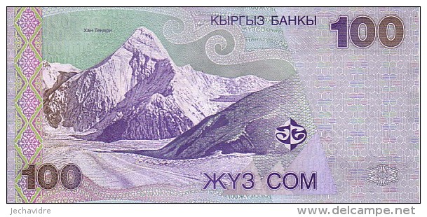 KIRGHIZISTAN   100 Som  Emission De 2002   Pick 21     ***** BILLET  NEUF ***** - Kirguistán