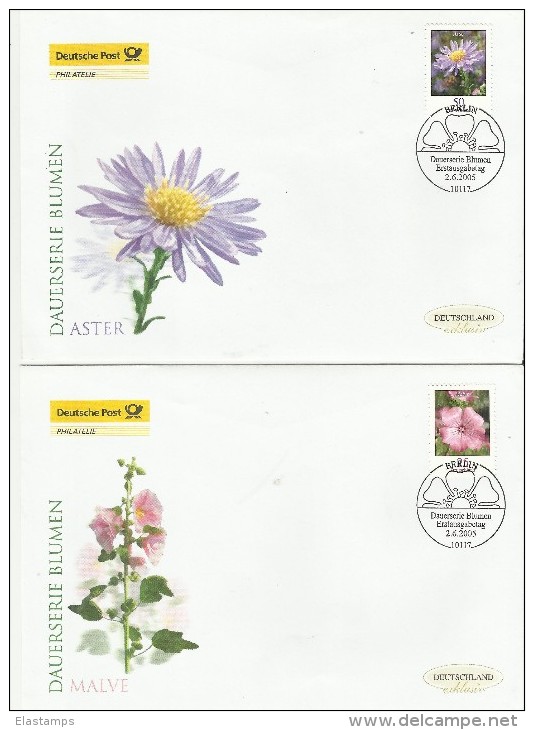 =DE GS*2 SST BLUMEN 2005 - Umschläge - Gebraucht