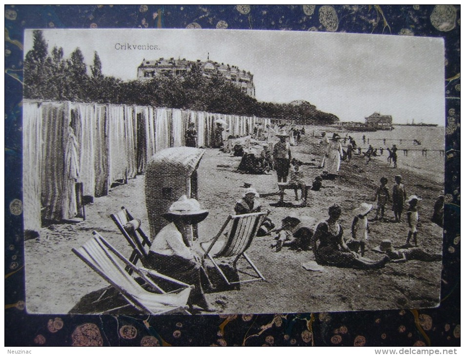 Cirkvenica-bathers- Beach-cca 1930   (2484) - Croatie