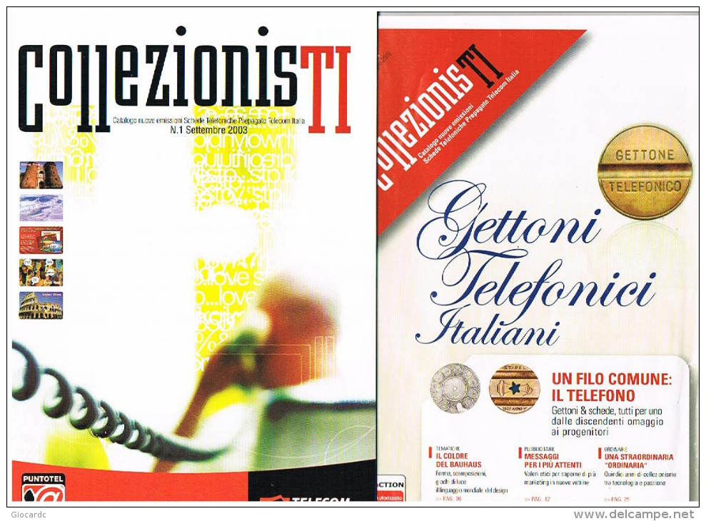 TELECOM ITALIA  - COLLEZIONISTI - CATALOGO NUOVE EMISSIONI SCHEDE TELEFONICHE (LEGGERE DESCRIZIONE) - Kataloge & CDs