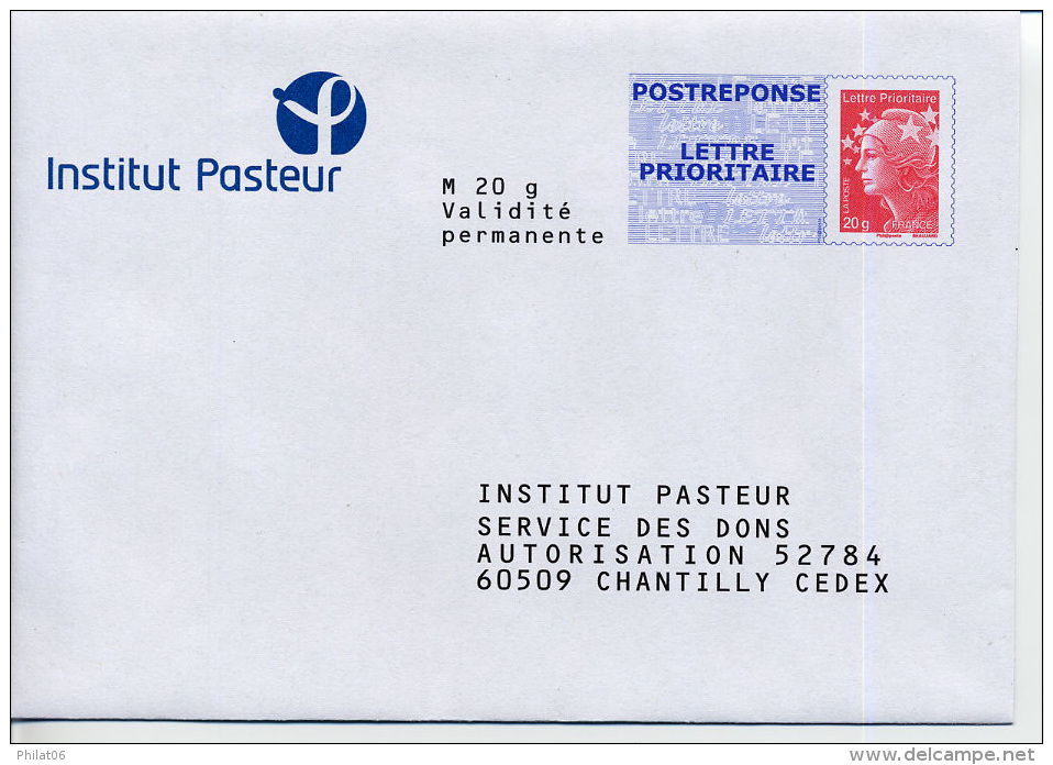 PAP Réponse Institut Pasteur (13P018) - PAP: Antwort/Beaujard