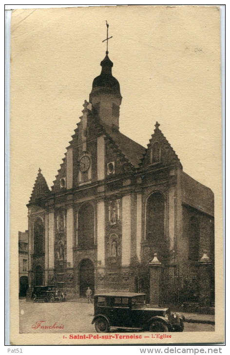 62 - Saint Pol Sur Ternoise : L' Eglise - Saint Pol Sur Ternoise