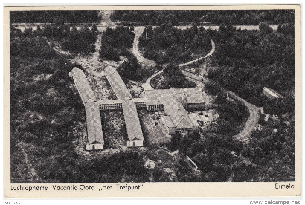 Ermelo - Luchtopname Vacantie-Oord 'Het Trefpunt'  (1954) - Gelderland - Holland/Nederland - Ermelo