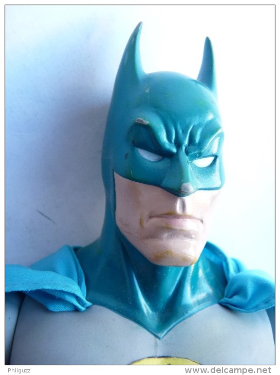 RARE Figurine  BATMAN 40 Cm Avec Cape En Tissus - APPLAUSE ? 1988 - Batman