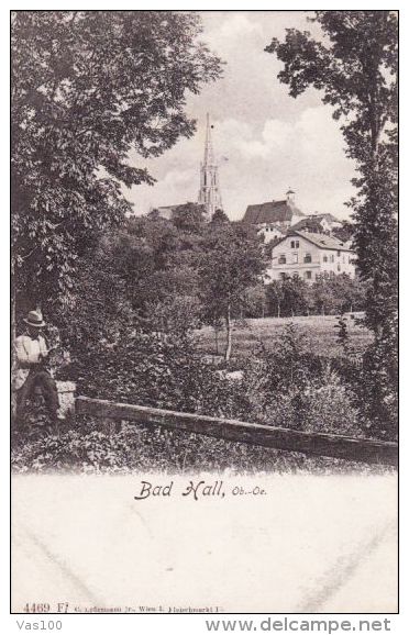 CPA BAD HALL- HEALTH RESORT, VIEW - Bad Hall