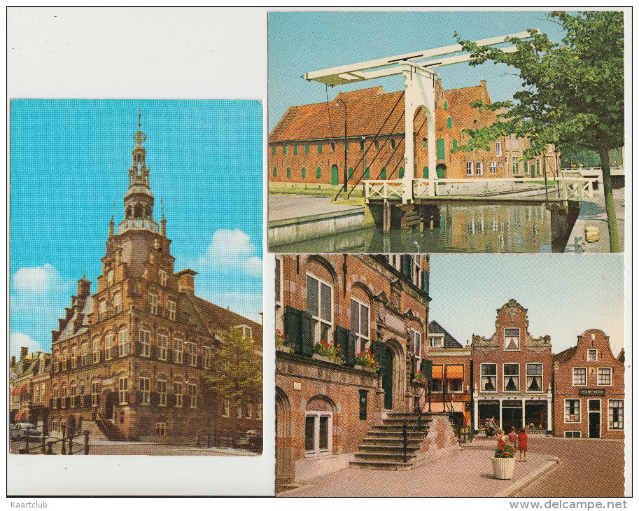 3 Ansichten: FRANEKER - Friesland - Holland/Nederland - Franeker