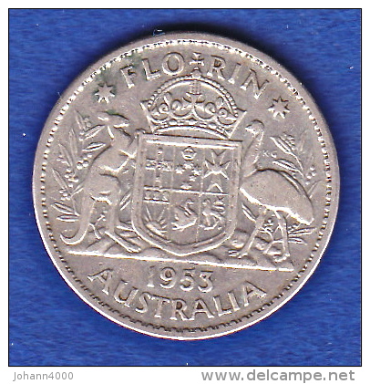 1 Florin Australien 1953 Ss - Florin