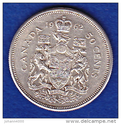 Canada 50 Cents 1962 Ss - Canada