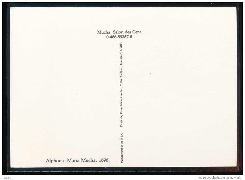 Alphonse  Maria   Mucha --   Mucha --  Salon Des Cent , 1896   --- Repro 1983 - Mucha, Alphonse