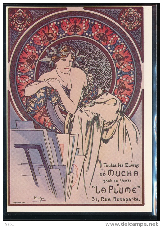 Alphonse    Mucha --   Mucha --  Les Oeuvres  , 1898   --- Repro 1986 - Mucha, Alphonse