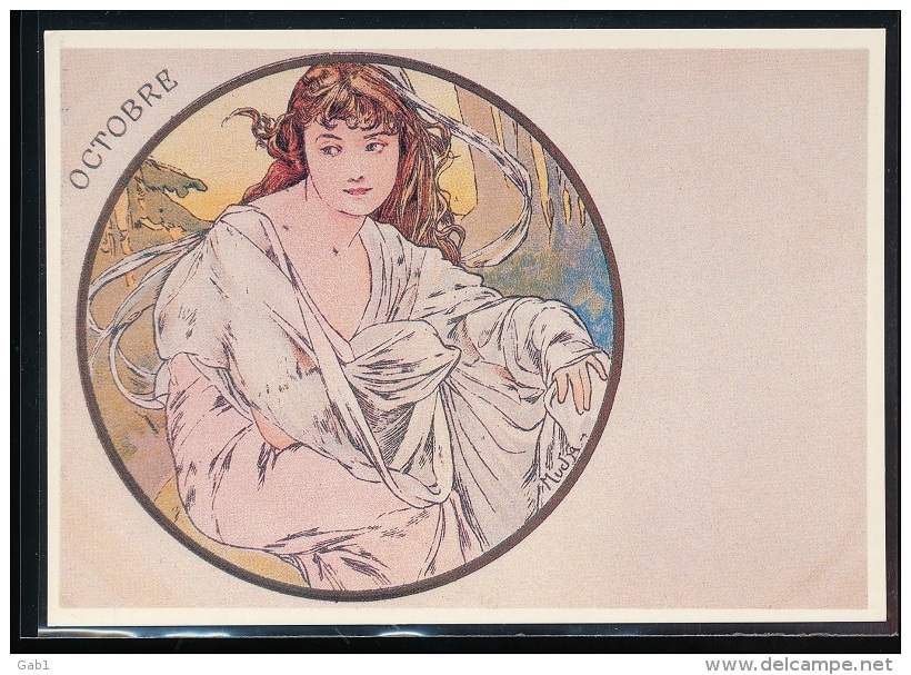 Alphonse    Mucha --   Mucha --  October   , 1900   --- Repro 1987 - Mucha, Alphonse