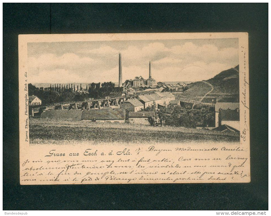 Luxembourg - Esch Sur Alzette - Gruss Aus Esch A. D. Alz. ( Usine Phot. Pierre Thorn) - Esch-sur-Alzette