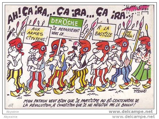 Cpsm Illustrée Par TIENNO - Scène Révolutionnaire - D22 24 - Contemporanea (a Partire Dal 1950)