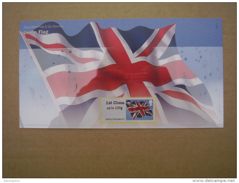 GREAT BRITAIN 2013 POST & GO UNION FLAG STAMP  PACK NO. P&G8. - Presentation Packs