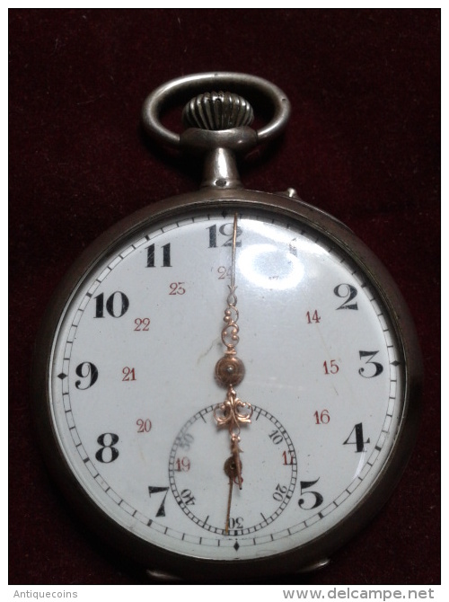 ANCIENNE MONTRE A GOUSSET EN ARGENT - Relojes De Bolsillo