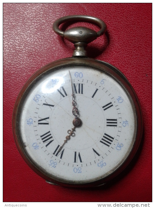 MONTRE A GOUSSET EN ARGENT (AVANT 1900) AVEC CLEFS - Watches: Bracket