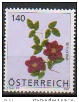 Österreich 2007: "Blumen (140)" Postfrisch (siehe Scan/Foto) - Ungebraucht