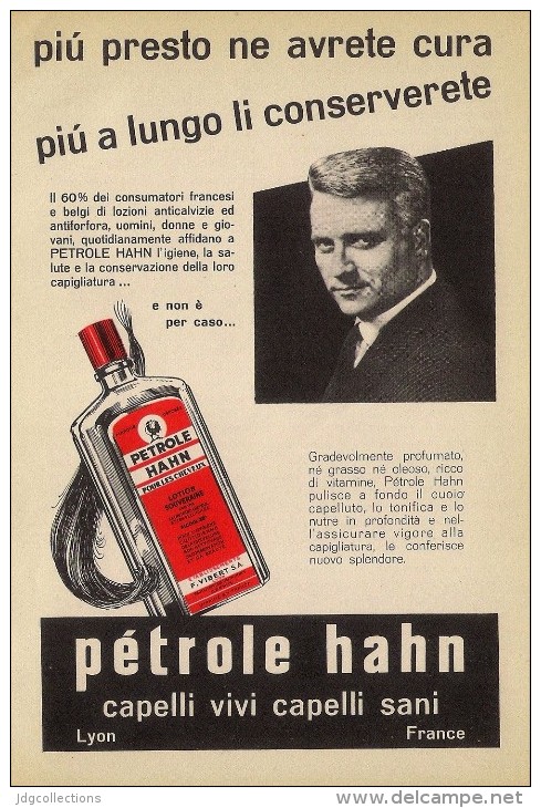 # PETROLE HAHN Perma Lyon-Paris1950s Advert Pubblicità Publicitè Reklame Lotion Cheveux Locion Haar Beautè - Unclassified