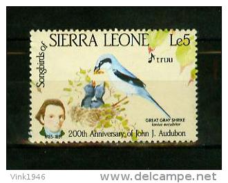 Sierra Leone 1985,1V,birds,pajaros,oiseaux,vogels,vögel,MNH/Postfris,E4068es - Other & Unclassified