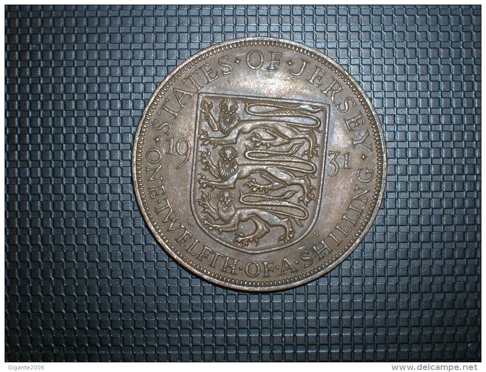 Jersey 1/12 Shilling 1931 (5288) - Jersey