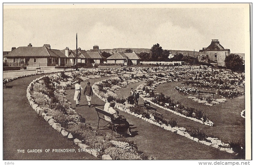 The Garden Of Friendship  Stranraer    - Unused TTB - Dumfriesshire