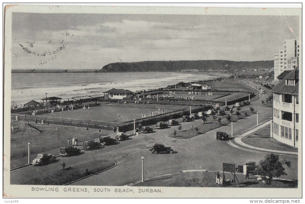 1930 CIRCA DURBAN SOUTH BEACH BOWLING GREENS - Afrique Du Sud