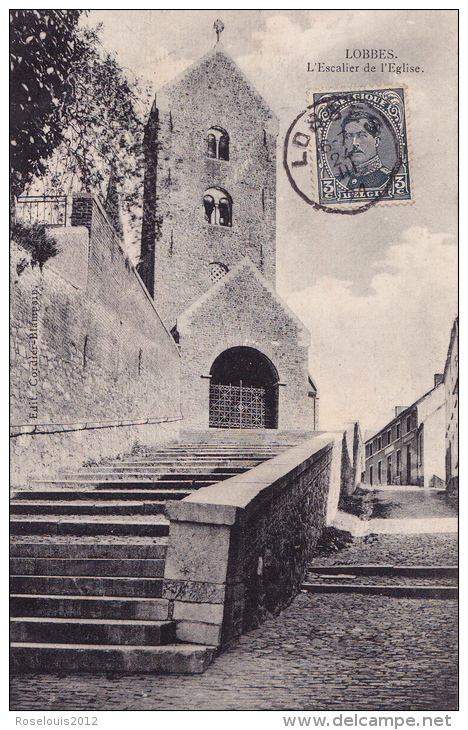 LOBBES : L'escalier De L'église - Lobbes