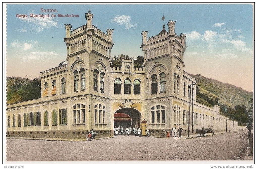 Santos - Corpo Municipal De Bombeiros. Brasil. - Autres