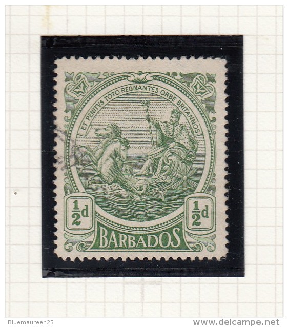 King George V - 1916 - Barbades (...-1966)