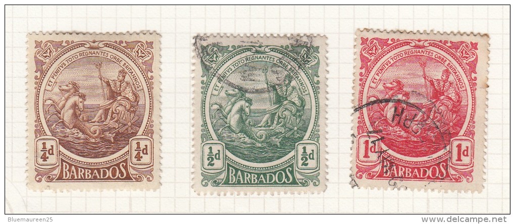 King George V - 1916 - Barbades (...-1966)