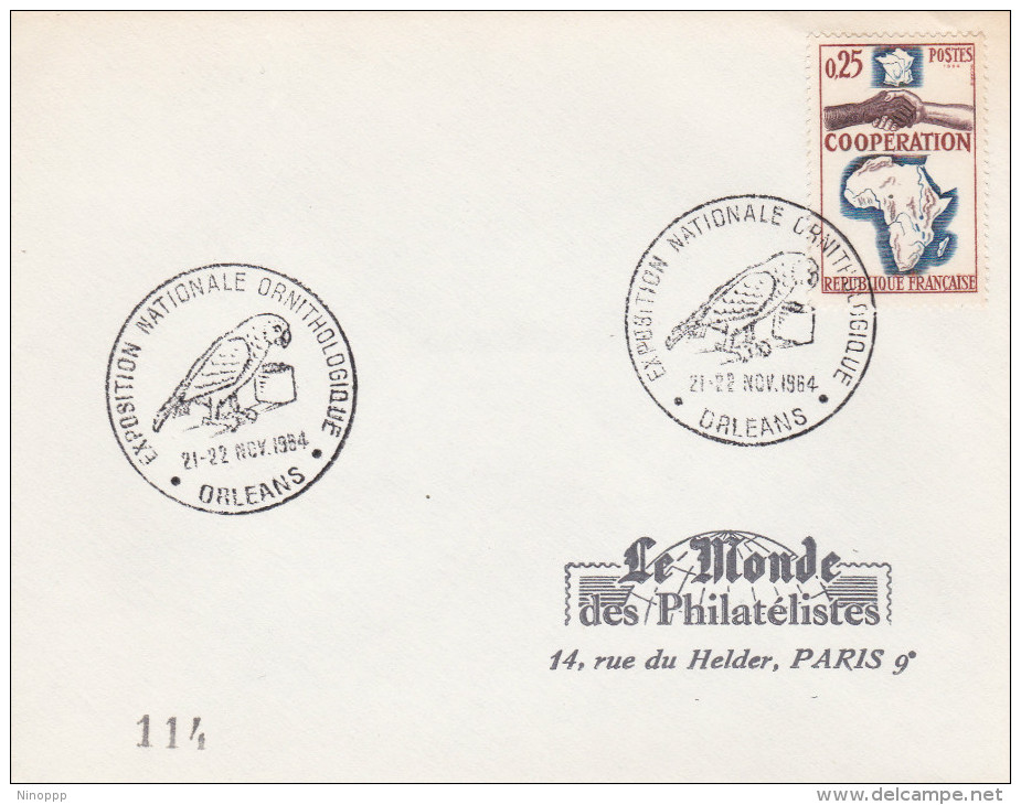 France 1954 International Ornithology Exposition Souvenir Cover - Other & Unclassified