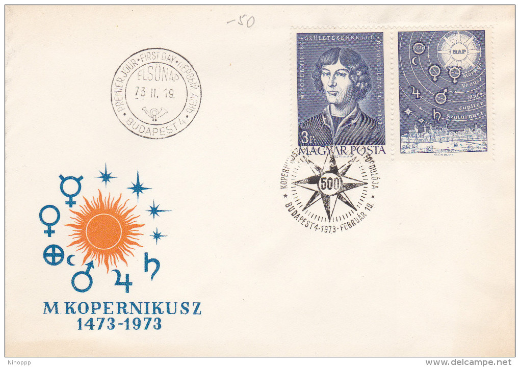 Hungary 1979 Copernicus 500th Anniversary FDC - FDC