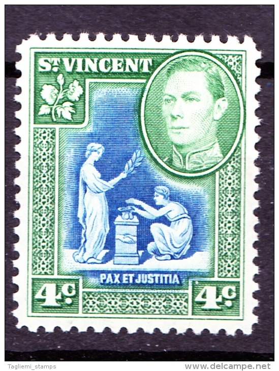 St Vincent, 1949, SG 167a, Mint Hinged - St.Vincent (...-1979)