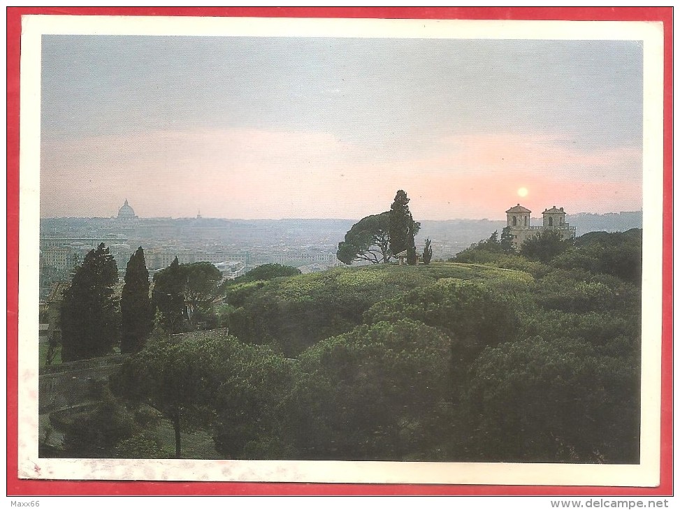 CARTOLINA NV ITALIA - ROMA - Veduta Panoramica Da Villa Borghese - 11 X 16 - Multi-vues, Vues Panoramiques