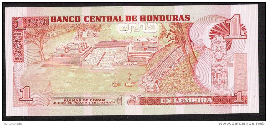 HONDURAS   P71  1 LEMPIRA  #BS    1992    UNC. - Honduras